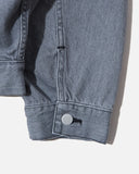 cav empt Washed Black Denim Trucker Jacket blues store www.bluesstore.co