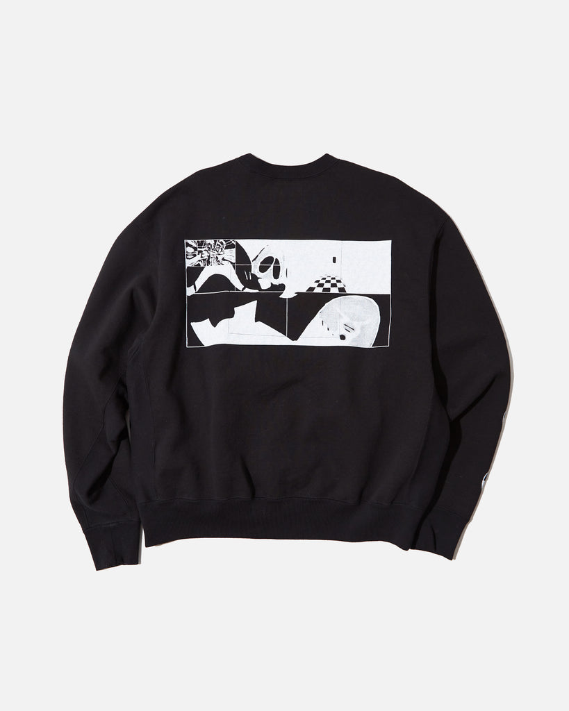 cav empt Xo Riff Crew Neck in Black blues store www.bluesstore.co