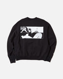 cav empt Xo Riff Crew Neck in Black blues store www.bluesstore.co