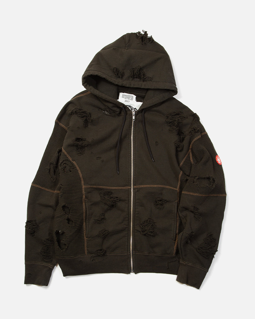 Plague Wide Rib Cut Zip Hoody in Black from the Spring / Summer 2023 collection blues store www.bluesstore.co