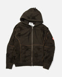 Plague Wide Rib Cut Zip Hoody in Black from the Spring / Summer 2023 collection blues store www.bluesstore.co