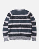 cav empt ss24 3 Colour Stripe Knit in Grey blues store www.bluesstore.co