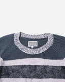 cav empt ss24 3 Colour Stripe Knit in Grey blues store www.bluesstore.co