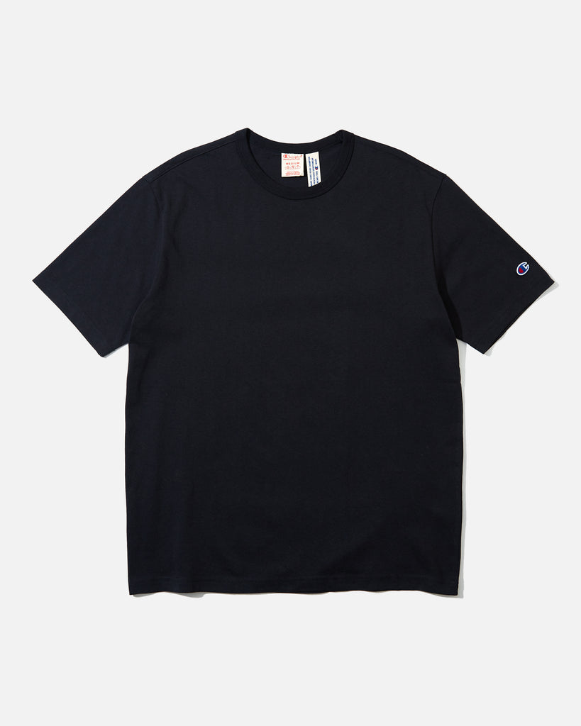 Champion Crewneck T-shirt in Black blues store www.bluesstore.co