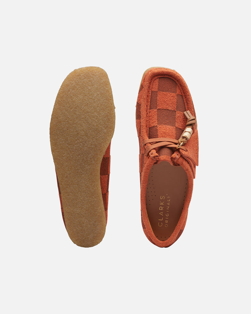Wallabee Check - Orange