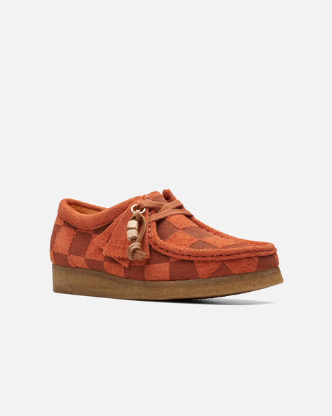 Wallabee Check - Orange