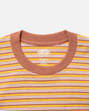 A mustard and brown stripe Pocket T-shirt from Danton's Spring / Summer 2023 collection blues store www.bluesstore.co