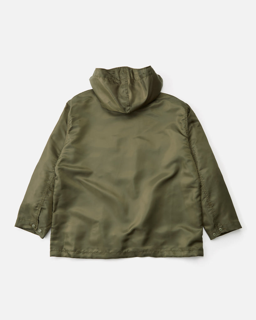 Cagoule Shirt in Olive Drab Polyester Pilot Twill from the Engineered Garments Autumn / Winter 2023 collection blues store www.bluesstore.co