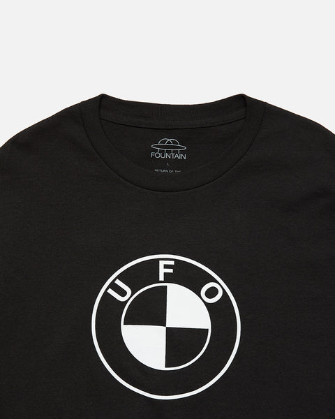 fountain UFO Safety Short Sleeve T-Shirt in Black blues store www.bluesstore.co