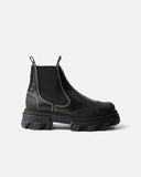 Low Chelsea Boot with Yellow Stitch detail from the Ganni Spring / Summer 2023 collection blues store www.bluesstore.co