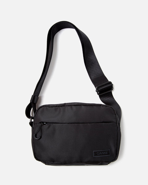 Festival Bag in Black from the Ganni Spring / Summer 2023 collection blues store www.bluesstore.co