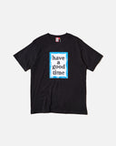 have a good time Blue Frame S/S Tee in Black blues store www.bluesstore.co