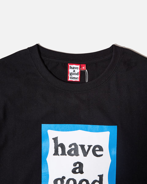 have a good time Blue Frame S/S Tee in Black blues store www.bluesstore.co