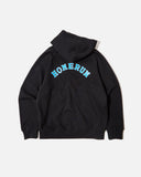 have a good time x HOMERUN Zip Up Hoodie in black blues store www.bluesstore.co