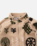 Printed Herdsmen Fleece from the Heresy Autumn / Winter 2023 collection blues store www.bluesstore.co