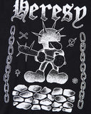 heresy ss25 Fightin' Longsleeve T-Shirt in Black blues store www.bluesstore.co