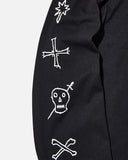 heresy ss25 Fightin' Longsleeve T-Shirt in Black blues store www.bluesstore.co