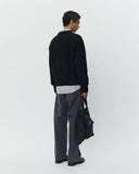 mfpen V-Neck Sweater in Furry Black blues store www.bluesstore.co