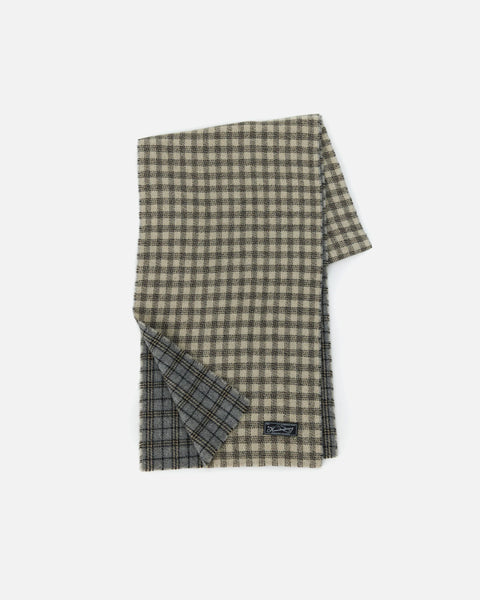 mfpen Wool scarf in Grey double faced blues store www.bluesstore.co