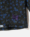 L/S U Neck Tee in Poly Mesh with Floral Print from the Needles Spring / Summer 2023 collection blues store www.bluesstore.co