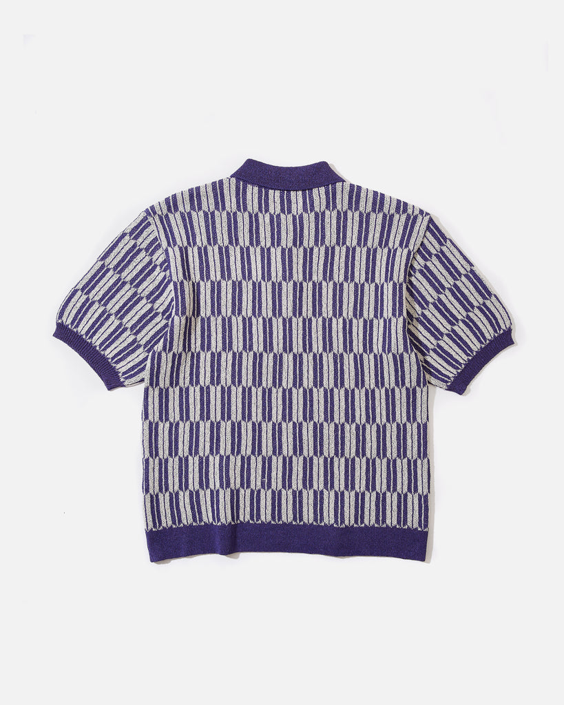 Polo Sweater - Arrow - Purple