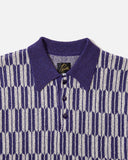Polo Sweater - Arrow - Purple