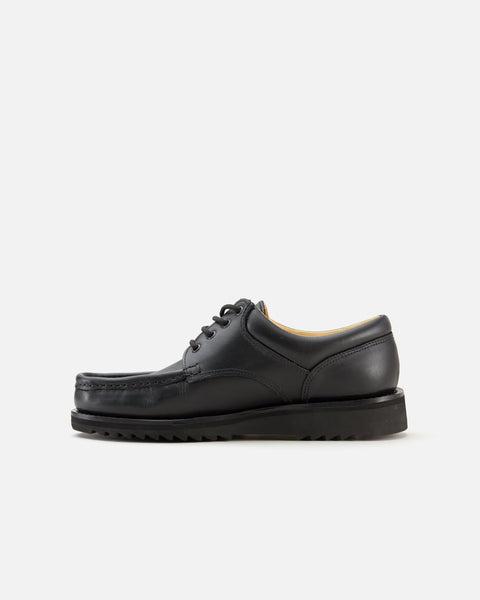 Thiers Shoe in Black Plained Leather from Paraboot blues store www.bluesstore.co
