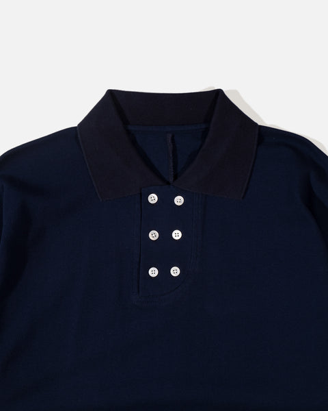 Double Polo in Navy from the Phingerin Spring / Summer 2023 collection blues store www.bluesstore.co