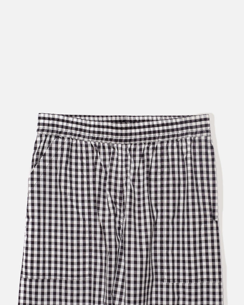 Night Pants Gauze Plaid in Black and White from the Phingerin Spring / Summer 2023 blues store www.bluesstore.co