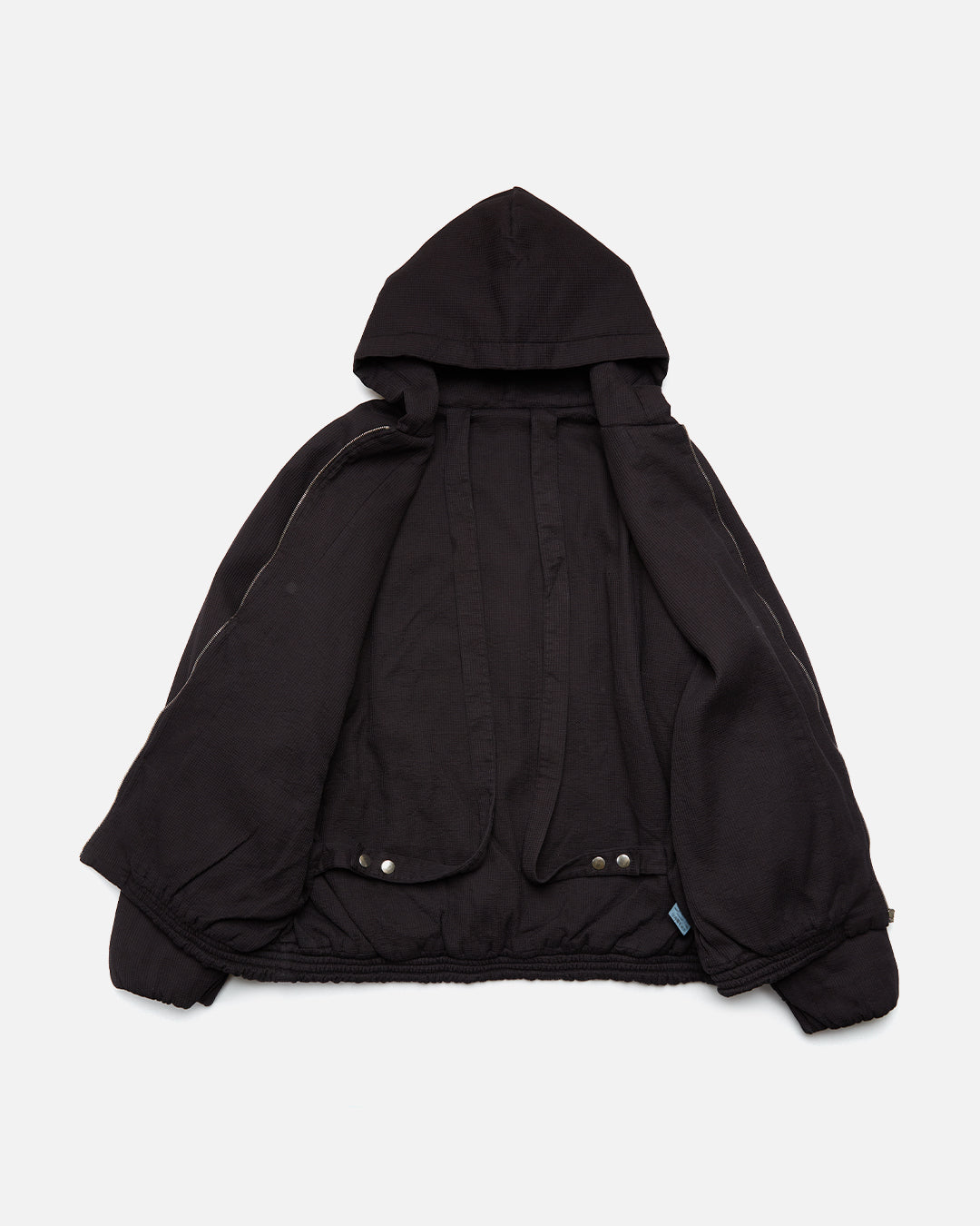 PHINGERIN Puffy Parka Waffle Dye in Black | Blues Store