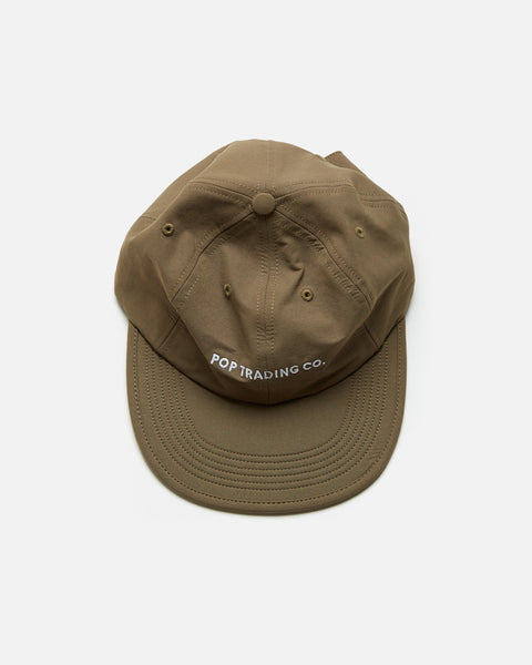 Flexfoam Six Panel Hat in Mud from the Pop Trading Company Autumn / Winter 2023 collection blues store www.bluesstore.co
