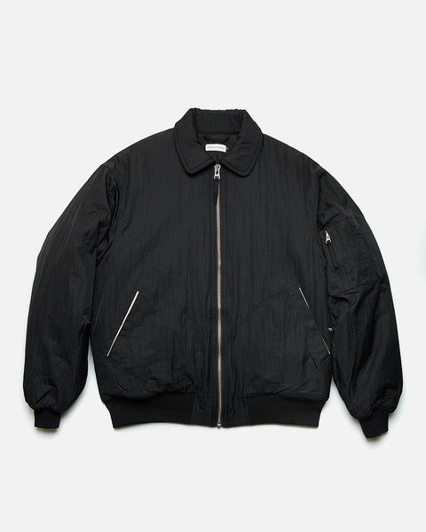 Flight Jacket in Black from the Pop Trading Company Autumn / Winter 2023 collection blues store www.bluesstore.co