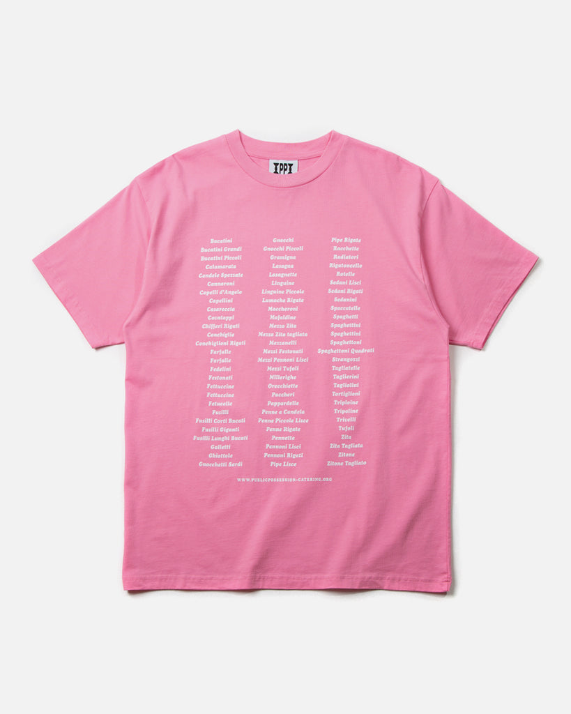 "P.iu P.asta" T-Shirt in Rose from the Public Possession Spring / Summer 2023 collection blues store www.bluesstore.co