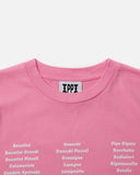 "P.iu P.asta" T-Shirt in Rose from the Public Possession Spring / Summer 2023 collection blues store www.bluesstore.co