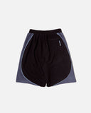 sexhippies Grid Fleece Shorts in Black blues store www.bluesstore.co