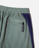 sexhippies Grid Fleece Shorts in Sage and Navy blues store www.bluesstore.co