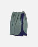 sexhippies Grid Fleece Shorts in Sage and Navy blues store www.bluesstore.co
