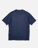 snow peak PE Power Dry Short Sleeve T-shirt in Navy blues store www.bluesstore.co
