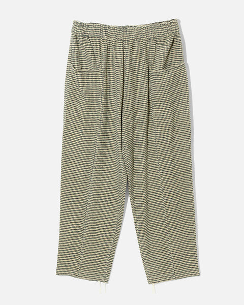 South2 West8 Army String Pant - Houndstooth - Green / Beige / Black