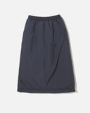South2 West8 Insulator Belted Skirt - Poly Peach Skin - Navy
