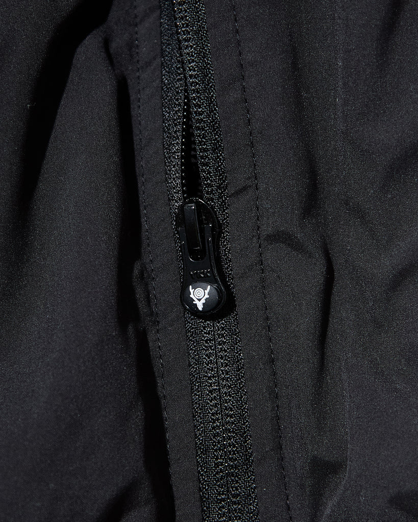 south2 west8 Insulator Zipped Parka Poly Peach Skin in Black blues store www.bluesstore.co
