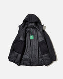 south2 west8 Insulator Zipped Parka Poly Peach Skin in Black blues store www.bluesstore.co
