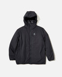 south2 west8 Insulator Zipped Parka Poly Peach Skin in Black blues store www.bluesstore.co