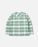 south2 west8 V Neck D.P. Western Shirt C/R Tartan Plaid in Green blues store www.bluesstore.co