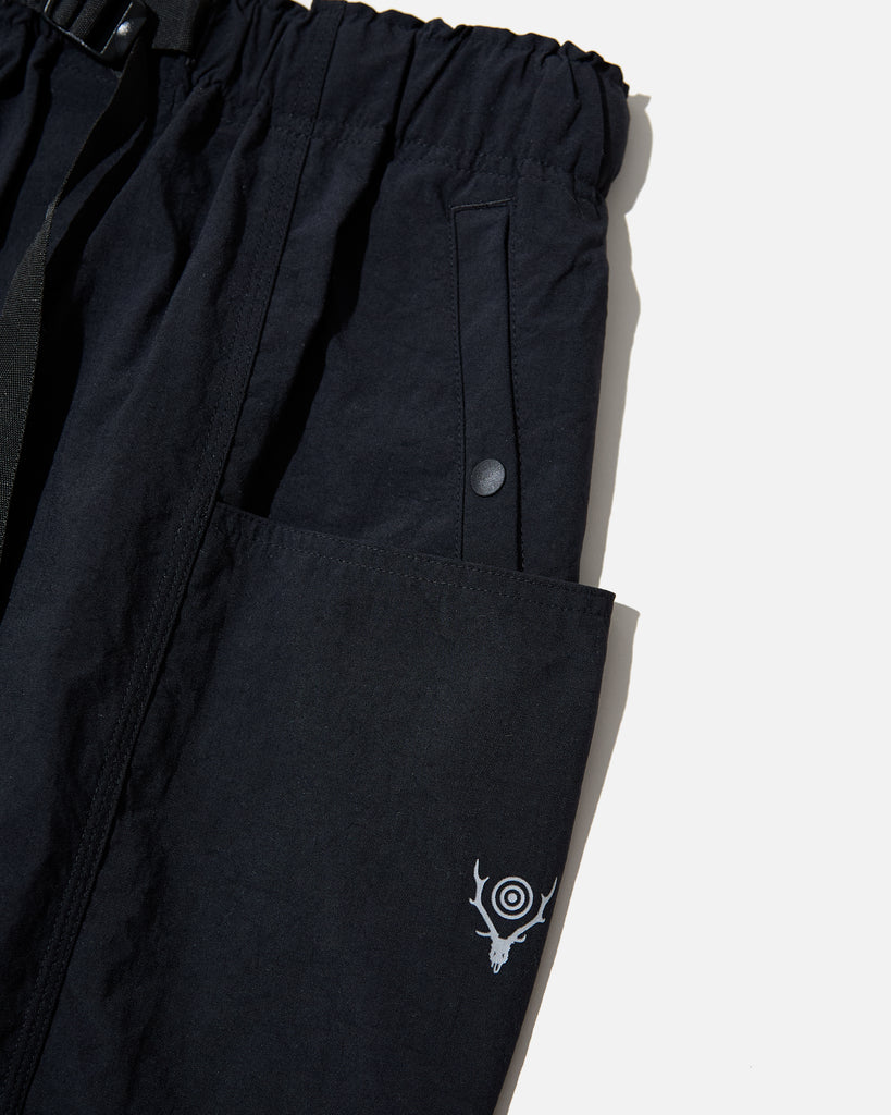 south2 west 8 Belted C.S. Pant in Nylon Oxford Black blues store www.bluesstore.co
