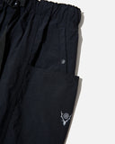 south2 west 8 Belted C.S. Pant in Nylon Oxford Black blues store www.bluesstore.co