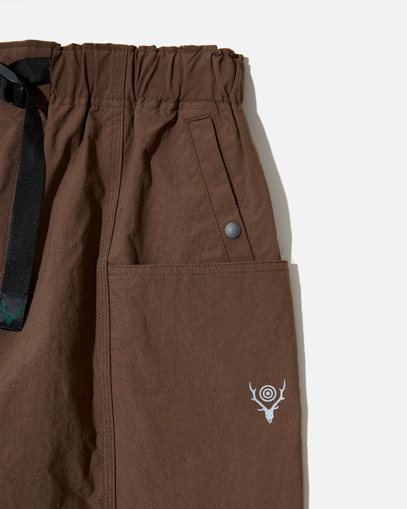 south2 west Belted C.S. Pant Nylon Oxford in Brown blues store www.bluesstore.co