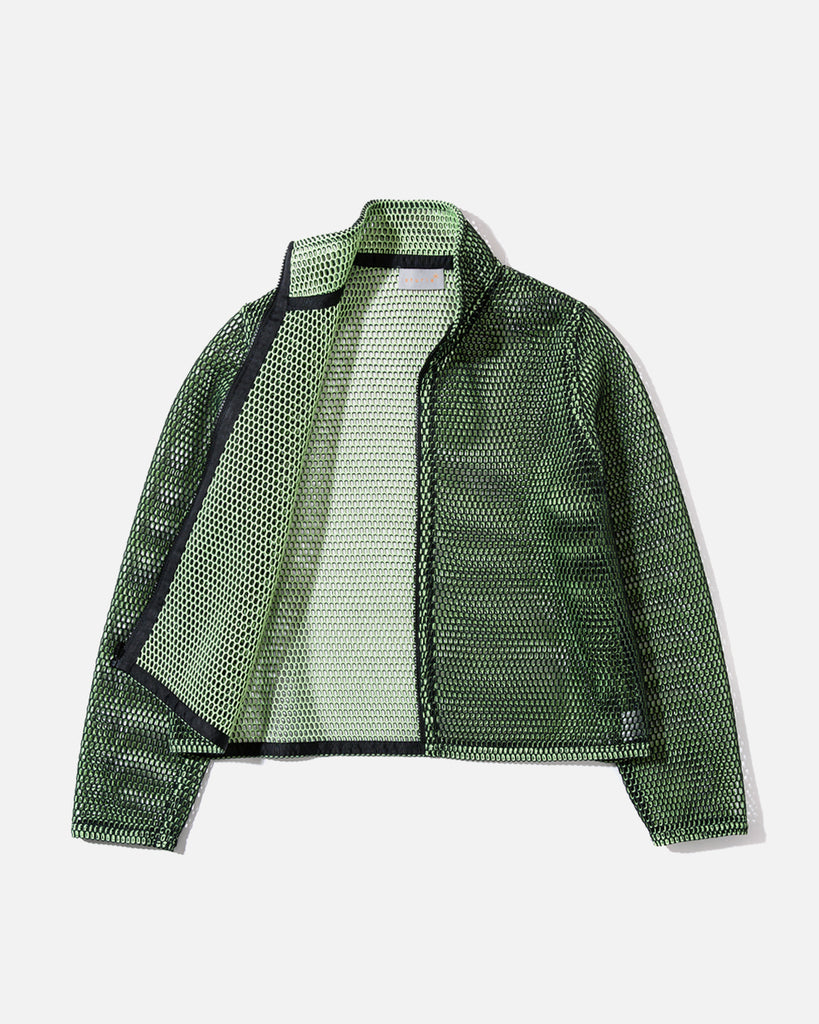 Sturla Reversible Box Zip Up in Green and Black from the brands Momentary Detachment Collection blues store www.bluesstore.co