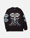 Eye Cheek Longsleeve in Black from The Trilogy Tapes Spring / Summer 2023 collection blues store www.bluesstore.co