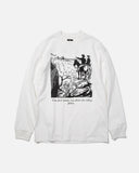 Two Dark Humps Longsleeve in White from The Trilogy Tapes Spring / Summer 2023 collection blues store www.bluesstore.co